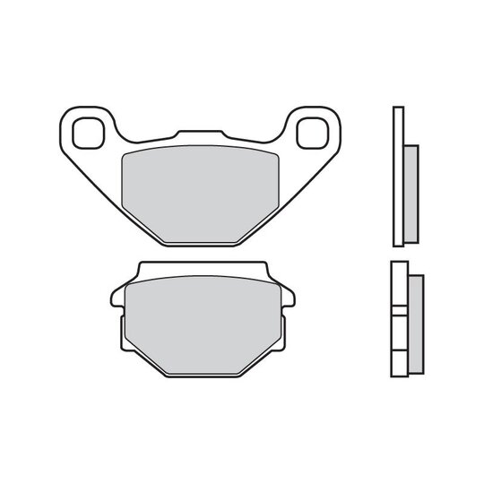 Brzdové obloženie BREMBO 07014 CC SCOOTER
