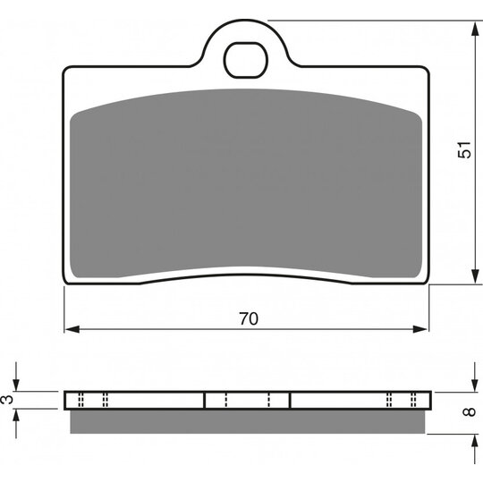 Brzdové obloženie GOLDFREN 064 AD  STREET