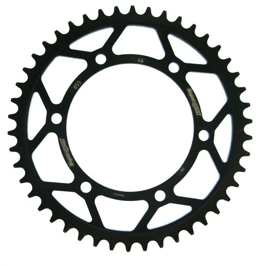 Reťazová rozeta SUPERSPROX RFE-855:46-BLK čierna 46T, 520