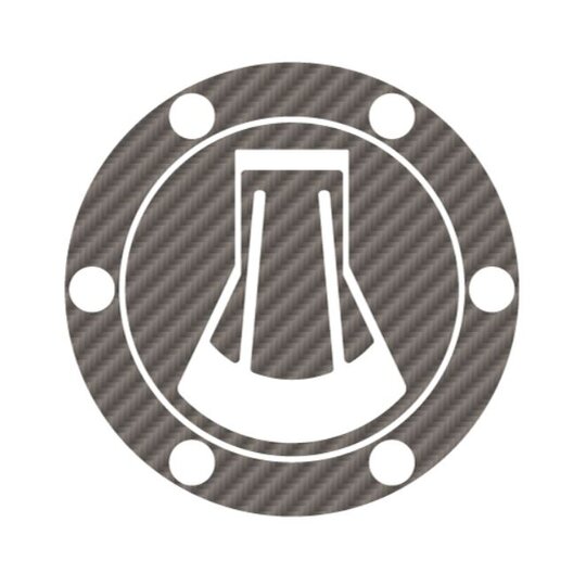 Ochranné nálepky na viečko nádrže PUIG X-TREME 20615C karbónový vzhľad