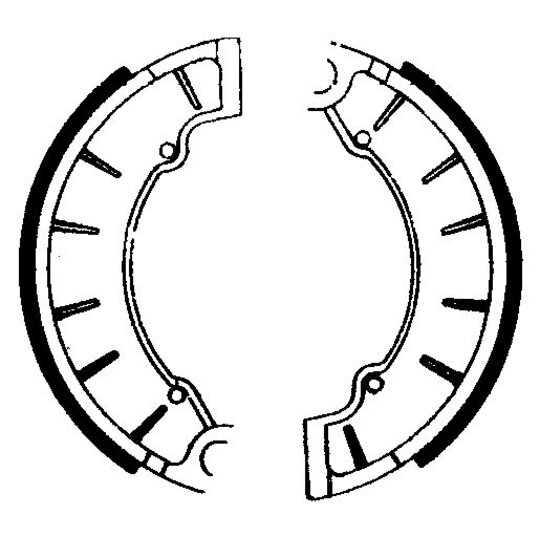 Brzdové čeľuste FERODO 225129153