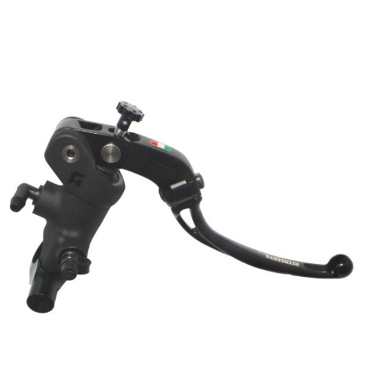 Radial brake master cylinder ACCOSSATO 19 x 18 with folding lever,black