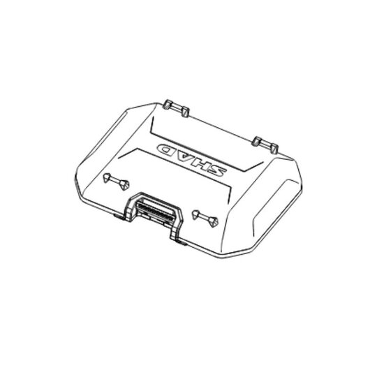 Kryt SHAD TERRA 203471R hliník (horný kryt)