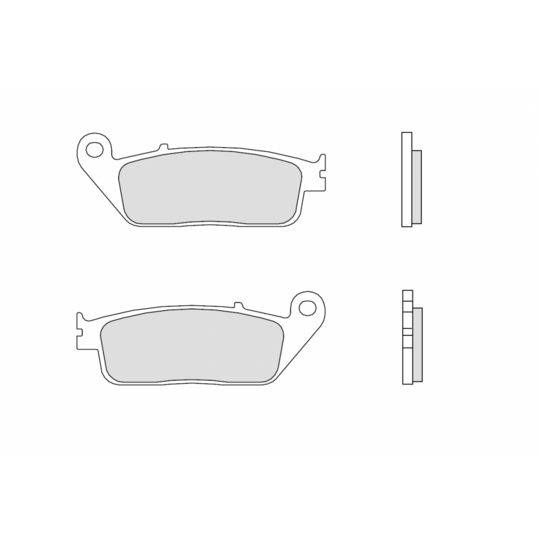 Brzdové obloženie BREMBO 07HO30SR