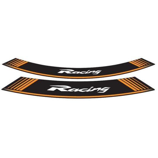 Linka na ráfik PUIG RACING 5531T oranžová linky na ráfik - sada 8ks