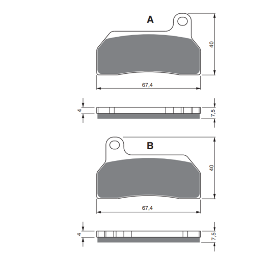 Brzdové obloženie GOLDFREN 259 K5
