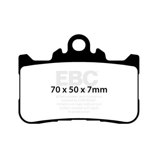 Brzdové obloženie EBC FA759HH
