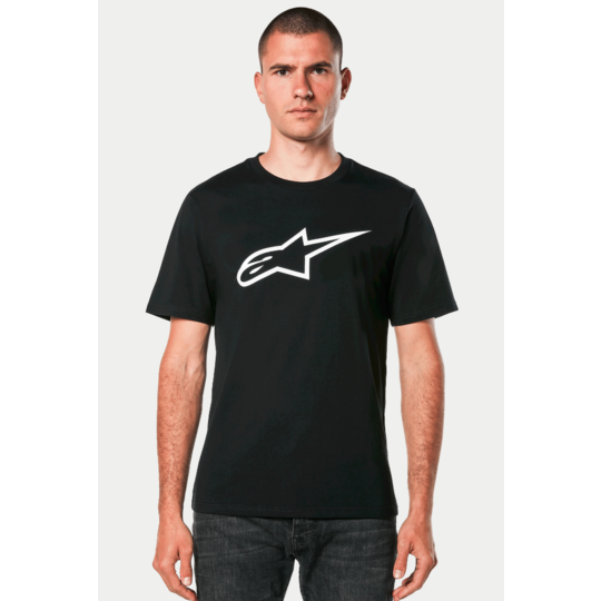 Alpinestars - tričko ageless 2.0 csf / black-white - tricko-alpine-ageless2.0-black-white-2