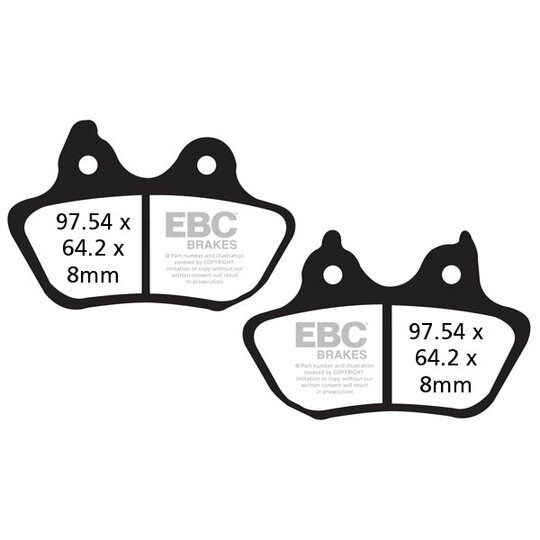 Brzdové obloženie EBC FA434