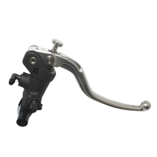 Radial brake master cylinder ACCOSSATO 19 x 18 with fixed lever,silver