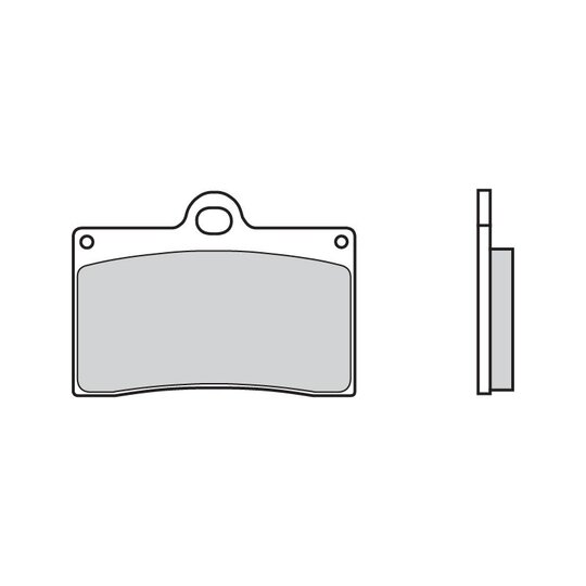 Brzdové obloženie BREMBO 07BB15LA