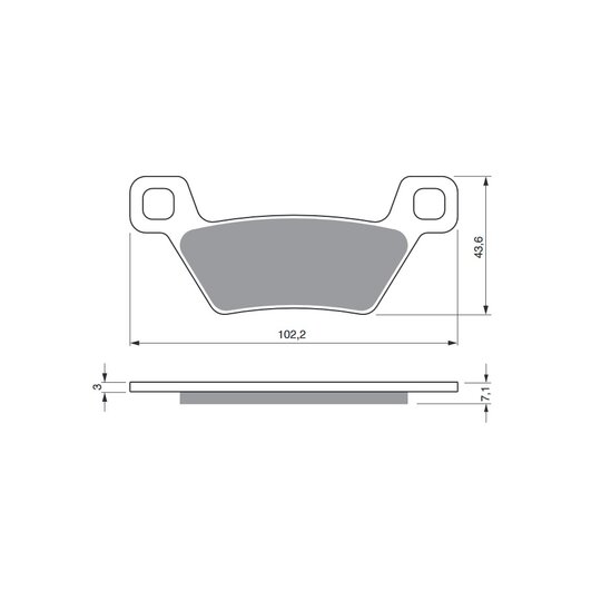 Brzdové obloženie GOLDFREN 314 AD