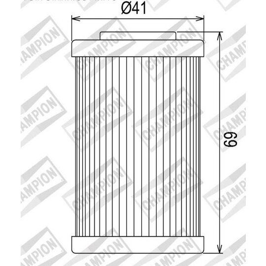 Olejový filter CHAMPION COF055 100609215