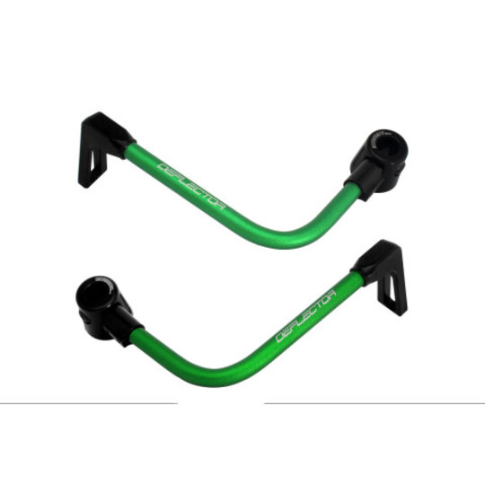 Lever guard ACCOSSATO with green hose and joint right + left , aluminium