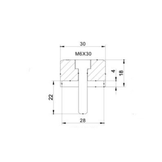 Zrkadlový adaptér PUIG ADAPTER REAR MIRROR HI-TECH IV APRILIA SHIVER 901 9871N čierna na koniec tyče