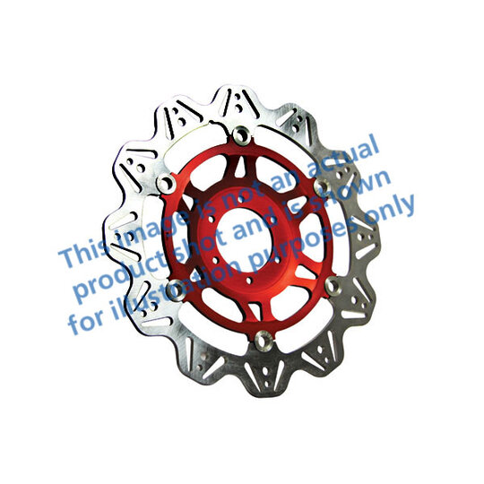 Brzdový kotúč EBC VR3102RED červená