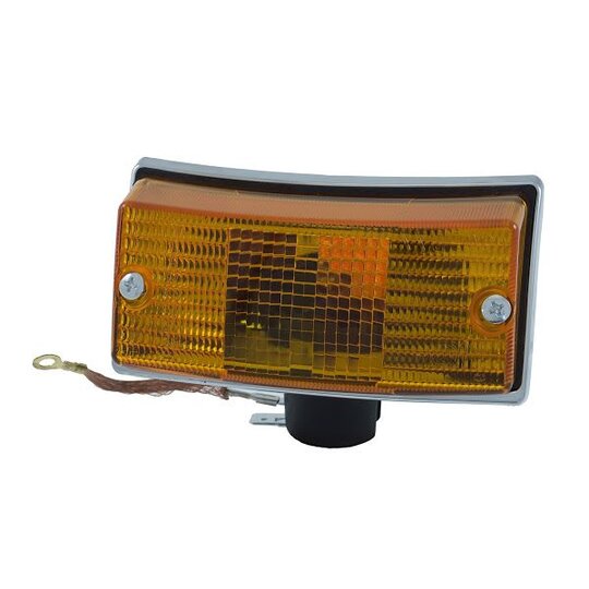 Blinker SIEM 246480450 oranžová - chrómovaná predný ľavý
