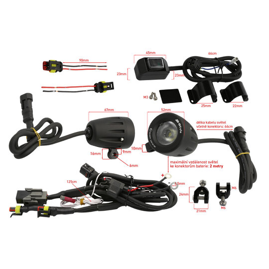 M-Style - ADVENTURE Univerzálne prídavné LED svetlá