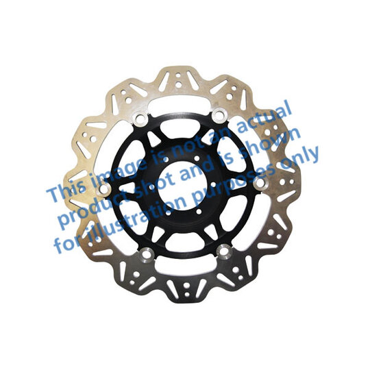 Brzdový kotúč EBC VR4161BLK čierna