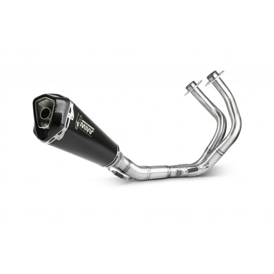 Výfuk kompletný 2x1 MIVV DELTA RACE K.044.LDRB Oceľovo čierna