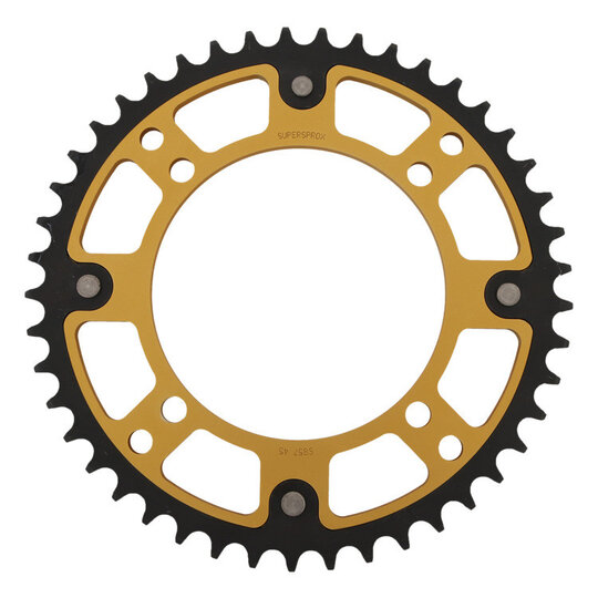 Reťazová rozeta SUPERSPROX STEALTH RST-857:45-GLD zlatá 45T, 520