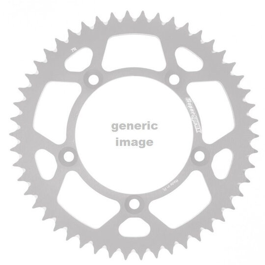 Hliníková reťazová rozeta SUPERSPROX RAL-1072:46-BLK čierna