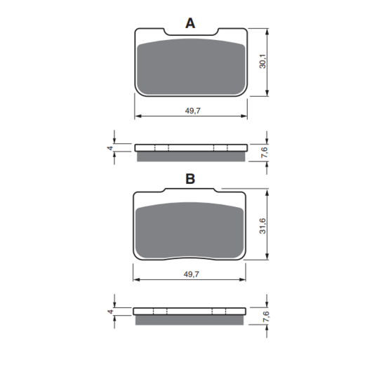 Brzdové obloženie GOLDFREN 203 S3