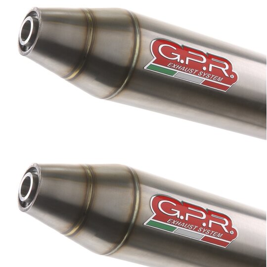 Výfuk kompletný GPR DEEPTONE CO.ATV.31.DEATV Brushed Stainless steel including removable db killer