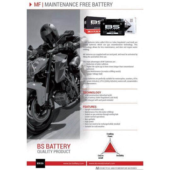 BS-BATTERY MF maintenence free battery leaflet