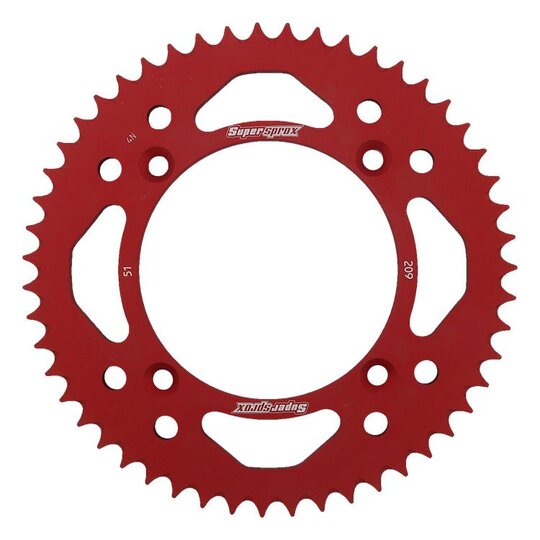 Rozeta  -hliník SUPERSPROX RAL-209:51-RED červené 51T, 420