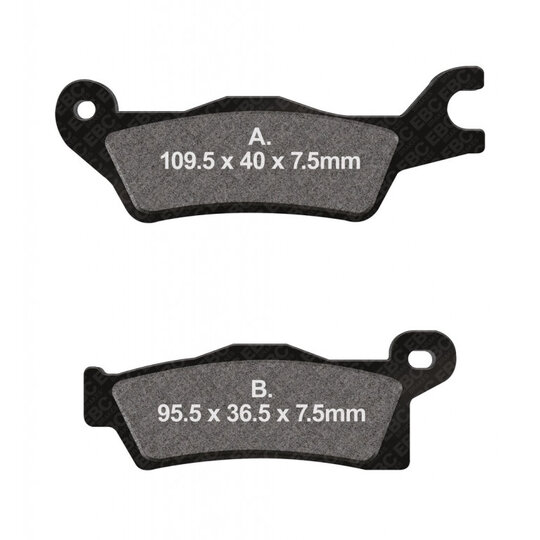 Brzdové obloženie EBC FA618TT