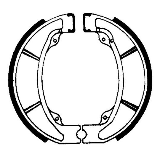 Brzdové čeľuste FERODO 225129057
