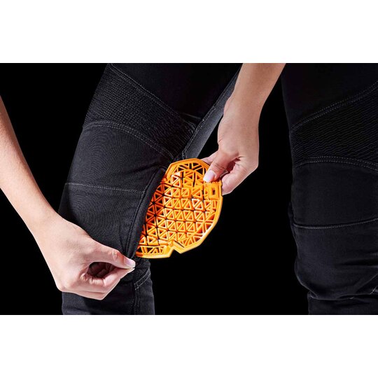 Furygan nohavice jean purdey evo slim blk - purdey evo 8