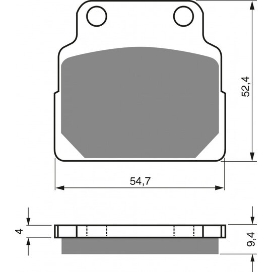 Brzdové obloženie GOLDFREN 149 AD  STREET