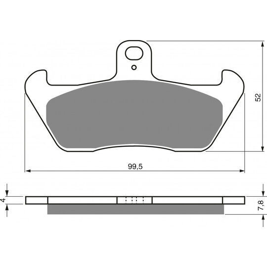 Brzdové obloženie GOLDFREN 089 K5