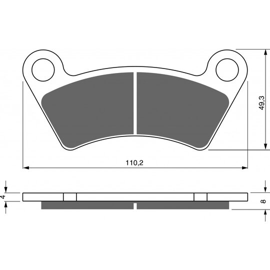Brzdové obloženie GOLDFREN 294 K5