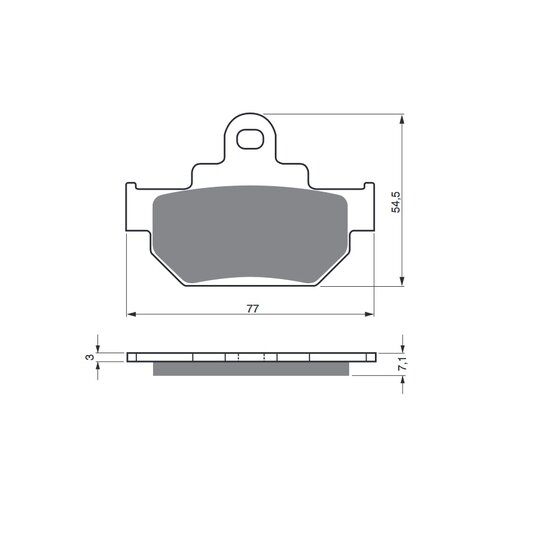 Brzdové obloženie GOLDFREN 030 AD