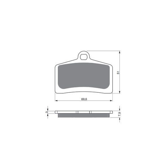 Brzdové obloženie GOLDFREN 233 S3