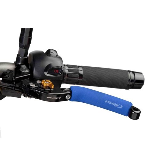 Penový návlek na páčku PUIG ANTI-VIBRATION 7778A modrá Pár