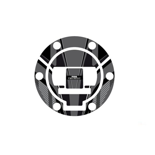 Ochranné nálepky na viečko nádrže PUIG RADIKAL 6825U sivá