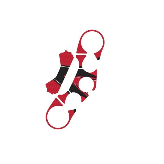 Ochranné nálepky na "okuliare" PUIG RADIKAL 6977R červené