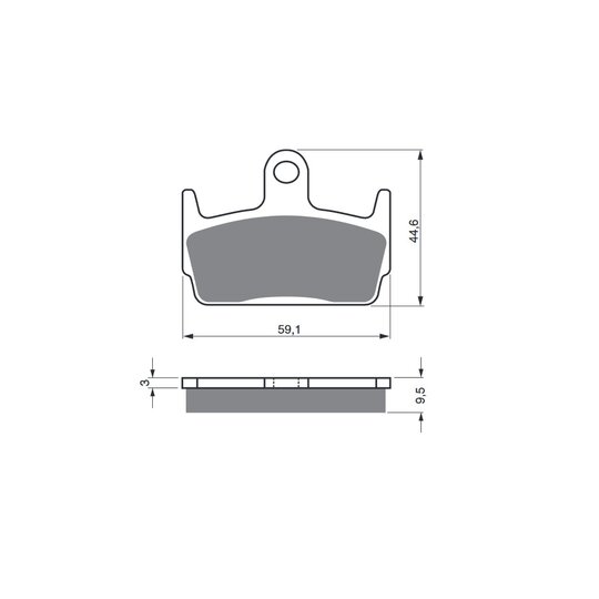 Brzdové obloženie GOLDFREN 131 S3