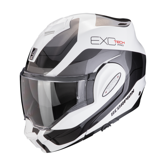 Scorpion prilba exo-tech evo pro - commuta / white-silver - 119-435-65-04