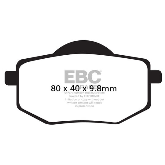 Brzdové obloženie EBC FA136