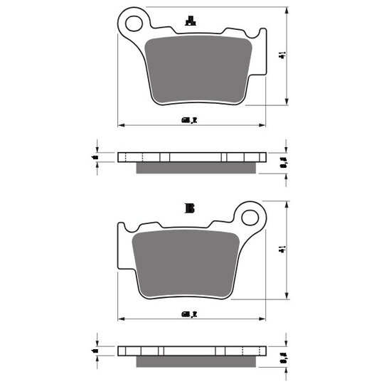 Brzdové obloženie GOLDFREN 416 AD