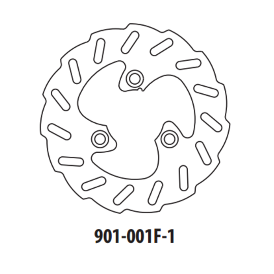 Brzdový kotúč GOLDFREN 901-001F-1 predné 190 mm