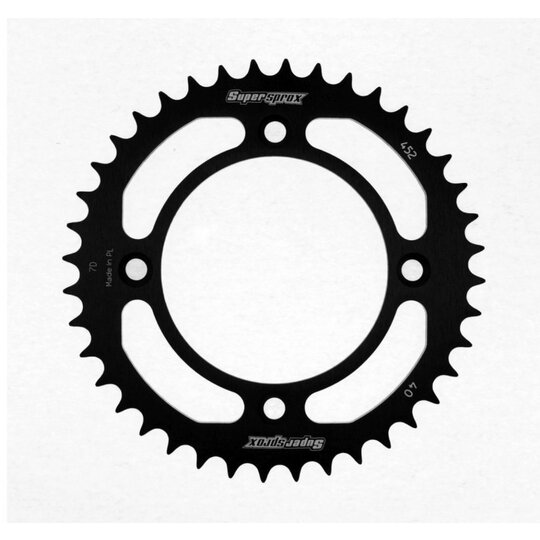 Hliníková reťazová rozeta SUPERSPROX RAL-452:41-BLK čierna 41T, 415