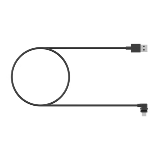 Quad lock - príslušenstvo usb nabíjací kábel pravý uhol - cable1