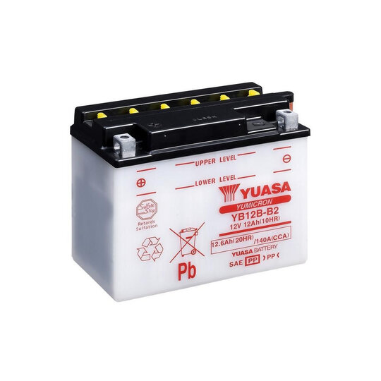 Yumicron battery NO ACID YUASA YB12B-B2