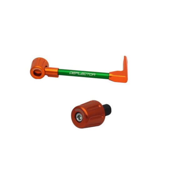 Lever guard ACCOSSATO with green hose and joint right, aluminium
